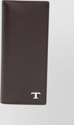 Tod's long continental wallet textured surface finish