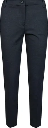Pinko Black Bello Punto Stoffa Mid-Rise Tailored Pants