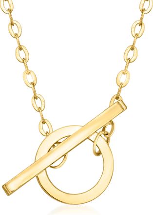 Canaria Canaria Italian 10kt Yellow Gold Toggle Necklace