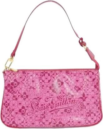 Louis Vuitton Pre-owned Shoulder Bags, female, Pink, Size: ONE SIZE Pre-owned Vintage Pochette