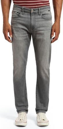 Mavi Marcus Slim Straight Leg Jeans in Mid Grey Feather Blue at Nordstrom Rack, Size 30 X 30