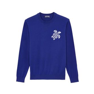 Vilebrequin Rayol Sweater - Knitwear - Hombre - Azul - XL
