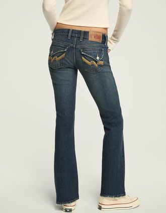 Lucky Brand Womens Ultra Low Rise Lil Maggie Flare