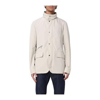 Moorer Light Jackets, male, Beige, Size: L Water-resistant Jacket