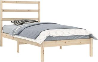 vidaXL Bed Frame without Mattress 90x200 cm Solid Wood Pine vidaXL