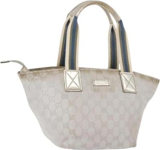 Gucci Pre-owned Vintage Tote Bag - Dames - Vintage Shopper - Beige - ONE Size - Vintage