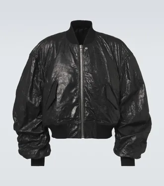 Rick Owens Secchia Flight leather bomber jacket