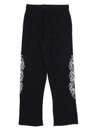 Chrome Hearts Pantaloni sportivi a fiori - Nero