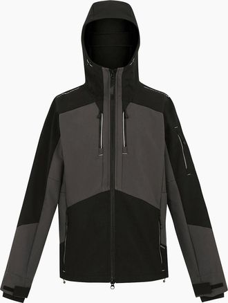 Regatta Mens Regatta Professional Mens Stretch 3 Layer Soft Shell Jacket - Black - Size: 46/Regular