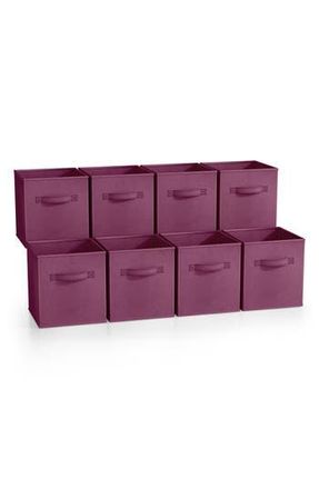 Sorbus 8-Pack Collapsible Storage Cubes in Purple at Nordstrom Rack