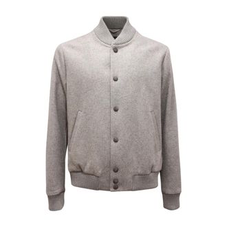 PT01 Wollen Jas Les Enfants du Paradis - Heren - Bomber jackets - Grijs - M - Wol - Jassen
