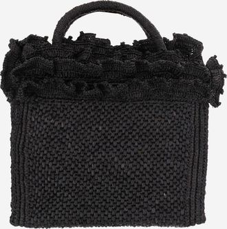 Ibeliv Einkaufstasche aus Rafia und Baumwolle