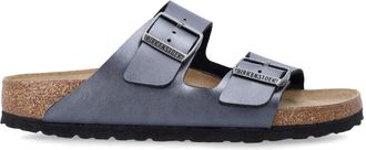 Birkenstock platte schoenen zwart