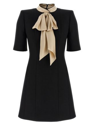Valentino Garavani Black Bow Dress