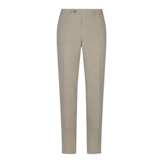 Canali Suit Trousers, male, White, Size: 3XL Chinos
