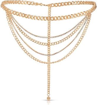 Ettika Nightlife Chain Belt in Gold at Nordstrom