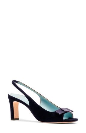 Frances Valentine Reese Slingback Sandal in Navy at Nordstrom, Size 9.5