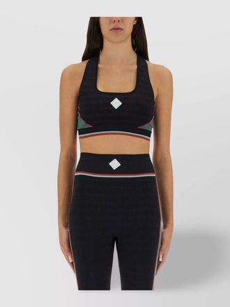 Casablanca racerback stretch top elasticated band