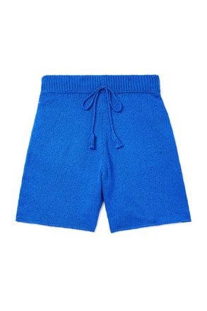 Cherry Los Angeles Straight-Leg Cotton Drawstring Shorts