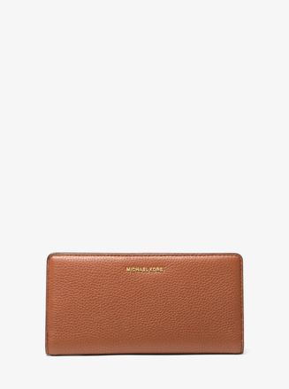 Michael Kors Bryant Large Pebbled Leather Snap-Front Wallet