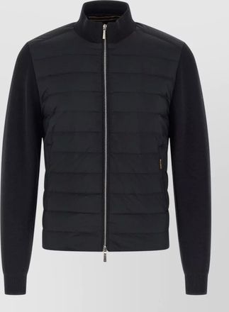Moorer duncan quilted jacket long sleeves collar