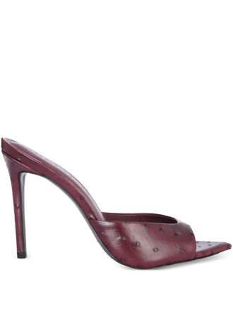 Black Suede Studio Brea point-toe sandals - women - Calf Leather/Calf Leather/Calf Leather - 36.5 - Red