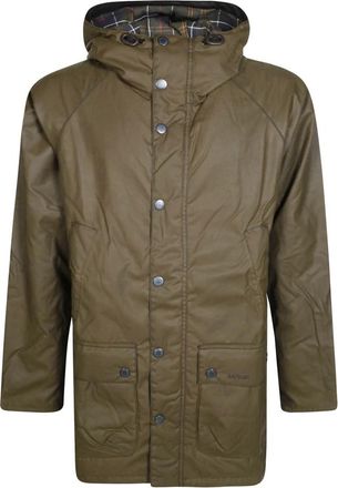 Barbour Bedale Waxed Parka - Heren - Parka Jassen - Bruin - L - Katoen - Jassen