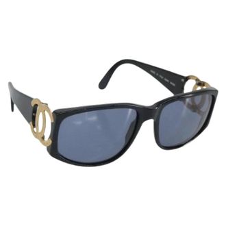 Chanel Pre-owned Accessories, female, Black, Size: ONE SIZE Pre-owned Plastic Sunglasses