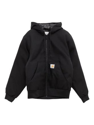 Carhartt Work in Progress hooded zip sweatshirt - men - Cotton - S - Black