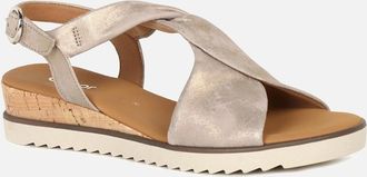 Gabor Womens Rich Womens Sandals - Tan - Size: 4.5