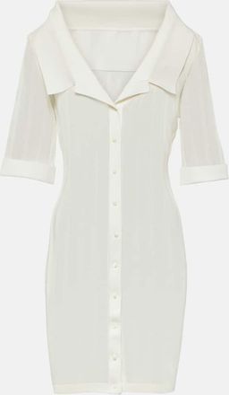 Jacquemus La mini robe Manta jersey shirt dress