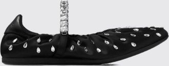 Jimmy Choo London Ballerine Mary Jane Jade in raso con applicazione di cristalli