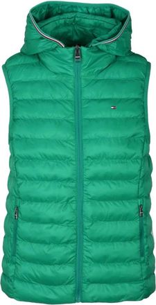Tommy Hilfiger Smanicato - Dames - Bodywarmers - Groen - 2XS - Polyester - Jassen