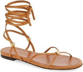 Proenza Schouler Coil Ankle Tie Sandal in Camel at Nordstrom Rack, Size 7.5Us / 37.5Eu