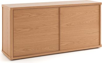 AM.PM Eikenhouten en fineer dressoir, I&Eacute;NA, ontwerp Emmanuel Gallina