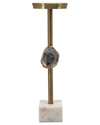 A&B Home Discontinued A&B Home Marble & Agate Pillar Holder