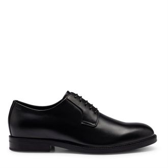 HUGO BOSS Mens Dressletic Derby Shoes in Black - Size UK 12