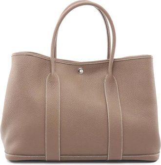 Herm&egrave;s Borsa tote Garden Party 36 in pelle Negonda 2019 - Grigio