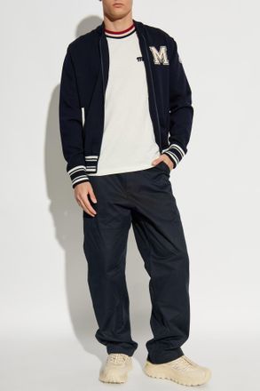 Moncler Jacket With Logo, Mens, Navy Blue