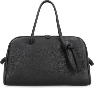 Jacquemus Womens Le Petit Turismo Leather Bag Black Cow Hide Handbags Hand