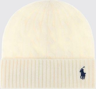 Polo Ralph Lauren Cappello beanie in lana e cashmere con logo ricamato