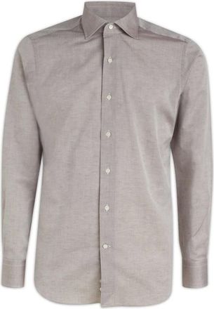 Alessandro Gherardi Heren, Overhemden, Beige, Maat: 4XL