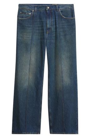 Dolce & Gabbana Cavallo Wide Leg Jeans in Variante Abbinata at Nordstrom, Size 30 Us