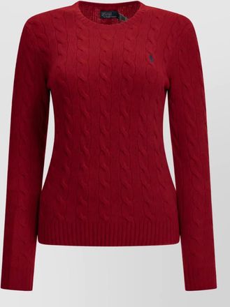 Polo Ralph Lauren wool cashmere crew neck logo sweater