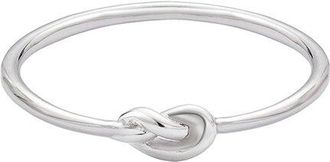 Adornia Adornia Silver Dainty Knot Ring