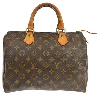 Louis Vuitton Speedy Monogram Canvas Brown Canvas Handbag (Pre-Owned)