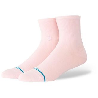 Stance Fine Rib Quarter Multifunktionssocken f&uuml;r Damen | rosa