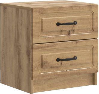 vidaXL Armario De Noche Roble Artisan 43 X 34,5 X 44,5 Cm Vidaxl