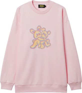 Mini Cream Sweater met ronde hals - Roze