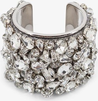 Dries Van Noten Bracciale in ottone con cristalli - DRIES VAN NOTEN - gender_Woman